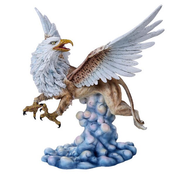 Griffin Sculpture Figurine statue winged museum replica reproduction